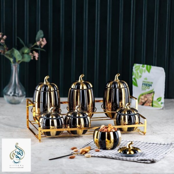 طقم توابل بورسلين 8 ق