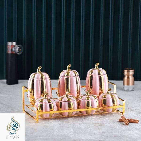 طقم توابل بورسلين 8 ق