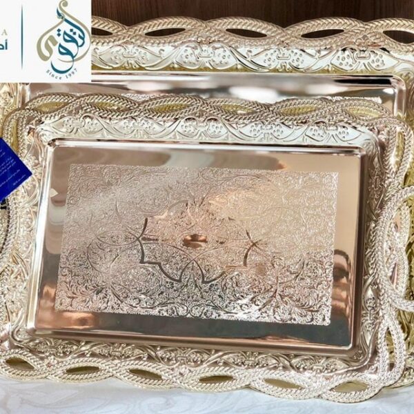 طقم صينيه سيلفر 2 ق