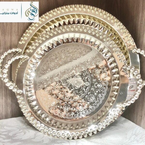 طقم صواني سيلفر 2ق