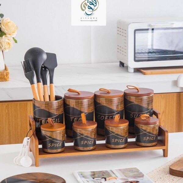 طقم توابل بورسلين 16 ق