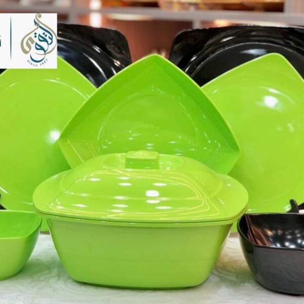 طقم ميلامين ماليزي الوان 38 ق