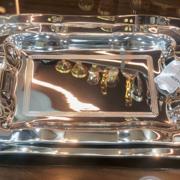 طقم صواني تقديم استانلس 18/10 2 قطعه