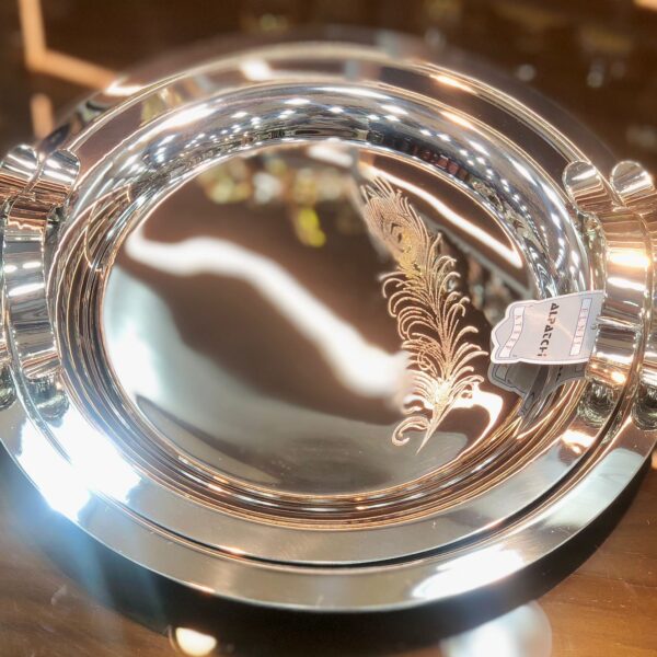 طقم صواني تقديم استانلس 18/10 2قطعه