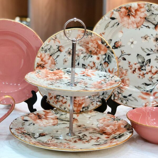 طقم عشاء يورسلين 43 قطعه