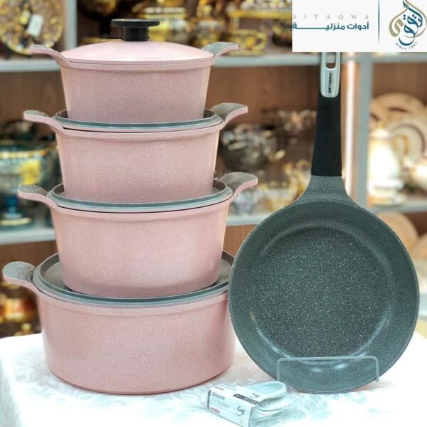 طقم حلل جرانيت نيوفلام 11 قطعه