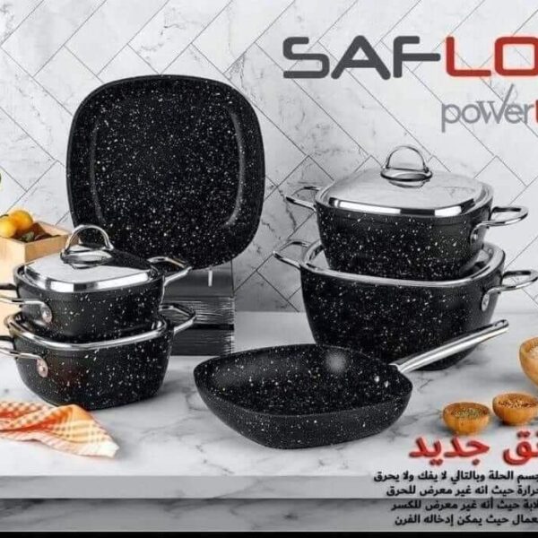 طقم حلل حرانيت سافلون تركي 10 قطعه