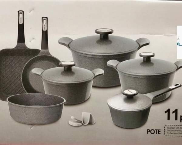 طقم حلل جرانيت نيوفلام كوري 11 قطعه