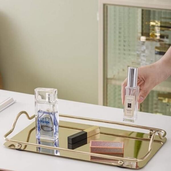 طقم صواني تقديم مرايا 2 قطعه