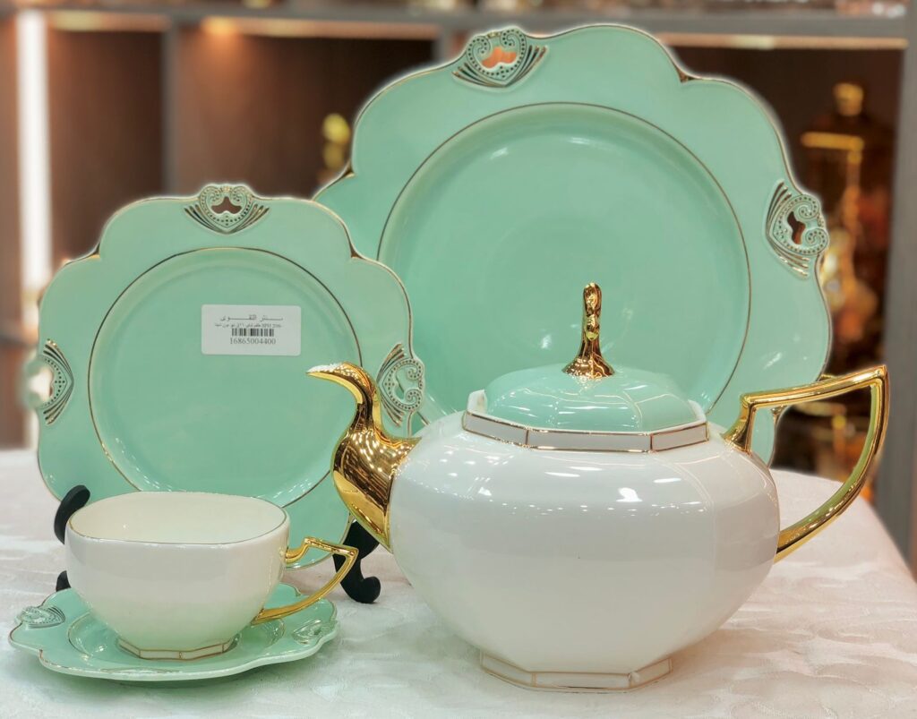 طقم شاي يورسلين 24 قطعه