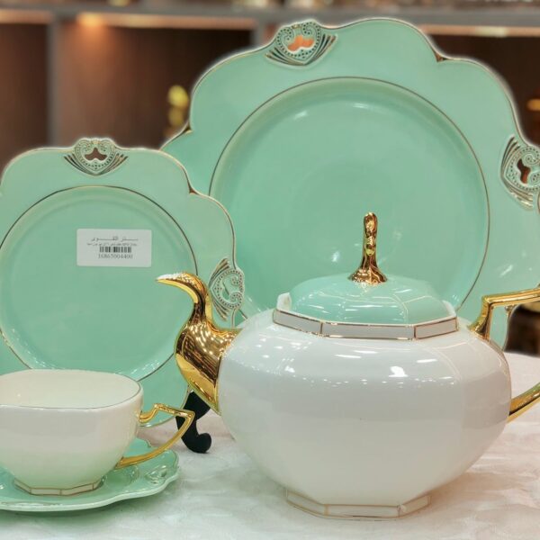 طقم شاي يورسلين 24 قطعه