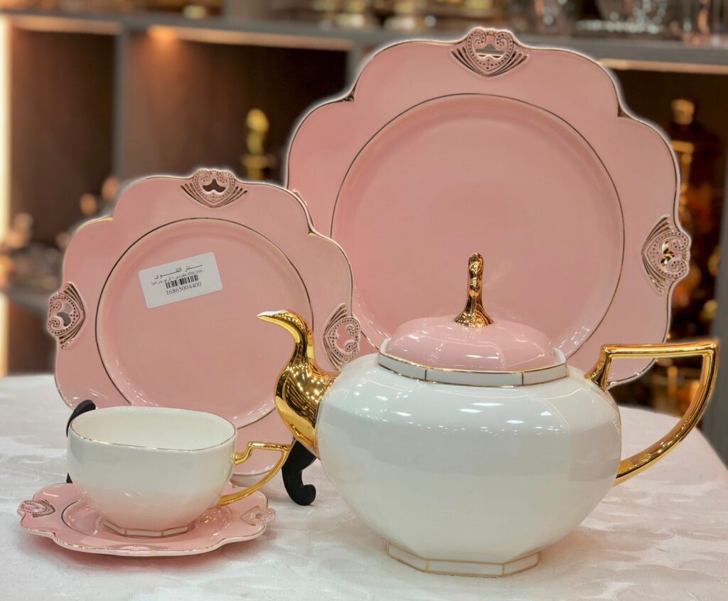 طقم شاي بورسلين 24 قطعه