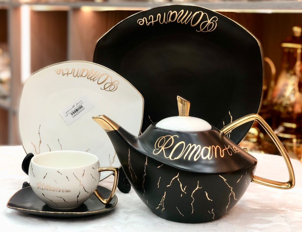 طقم شاي بورسلين 24 قطعه