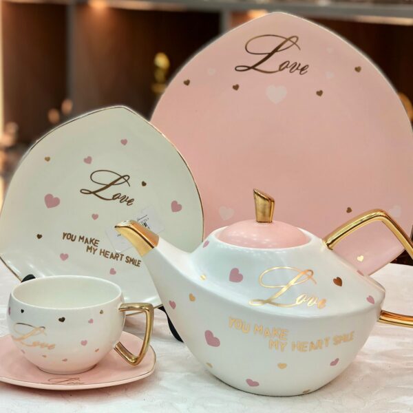 طقم شاي بورسيلن 24 قطعه