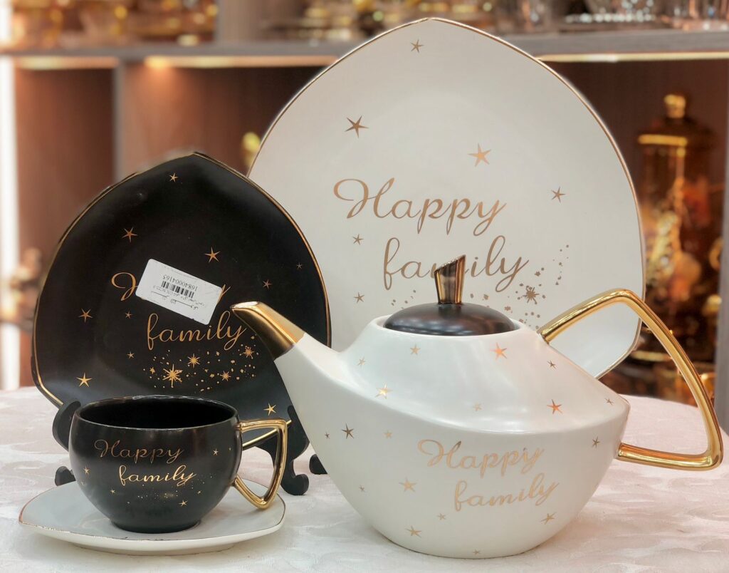 طقم شاي بورسيلن 24 قطعه