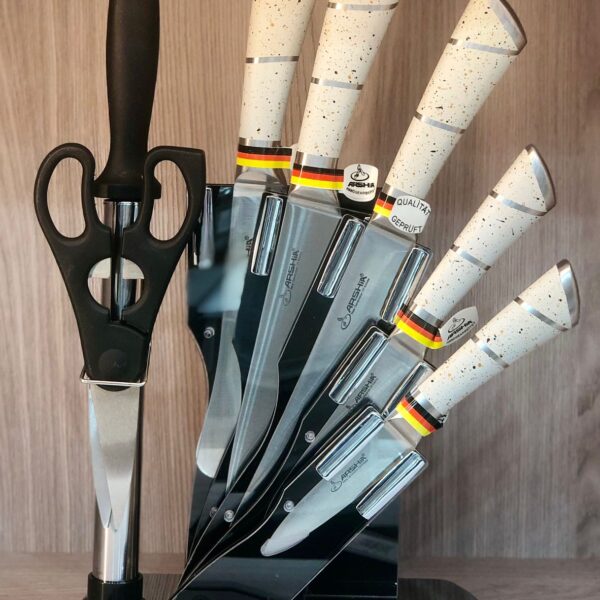 طقم سكاكين استانلس ارشا كوبي 8 قطع