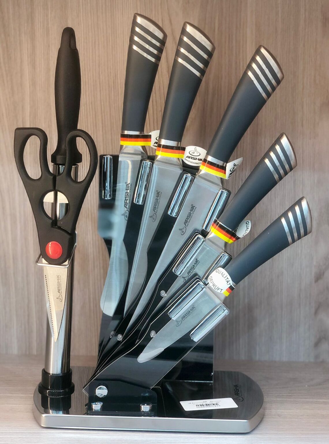 طقم سكاكين استانلس ارشا كوبي 8 قطع