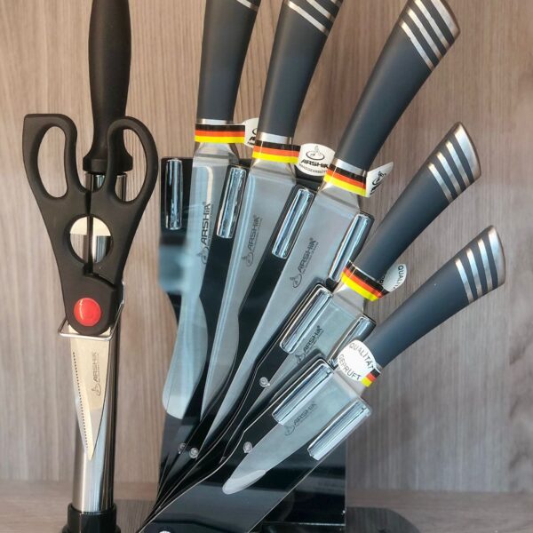 طقم سكاكين استانلس ارشا كوبي 8 قطع