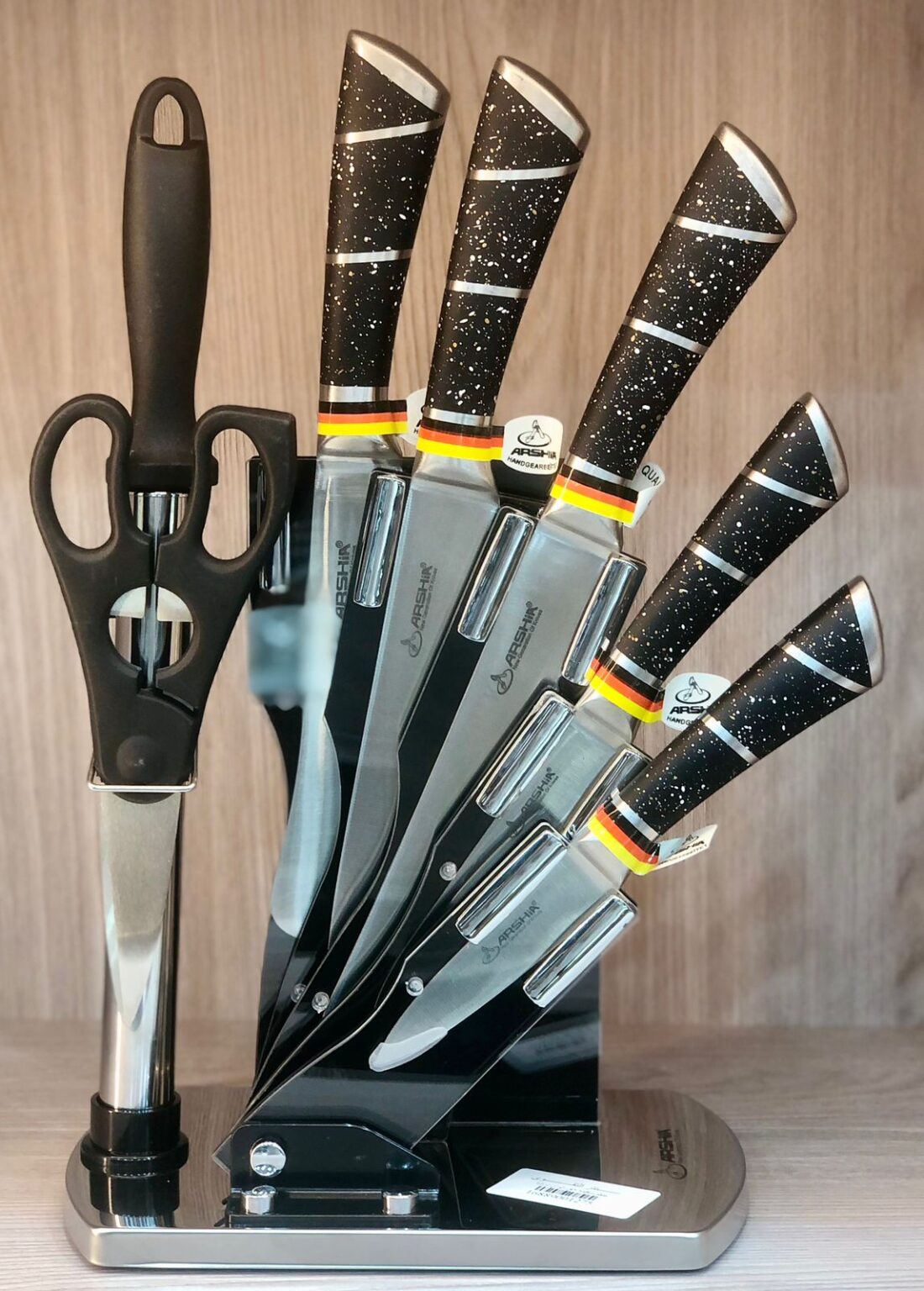 طقم سكاكين استانلس  ارشا كوبي 8 قطع