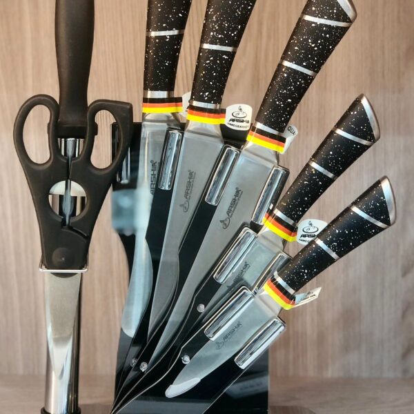 طقم سكاكين استانلس  ارشا كوبي 8 قطع