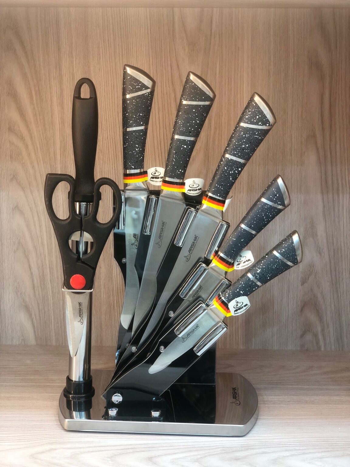 طقم سكاكين استانلس ارشا كوبي 8 قطع