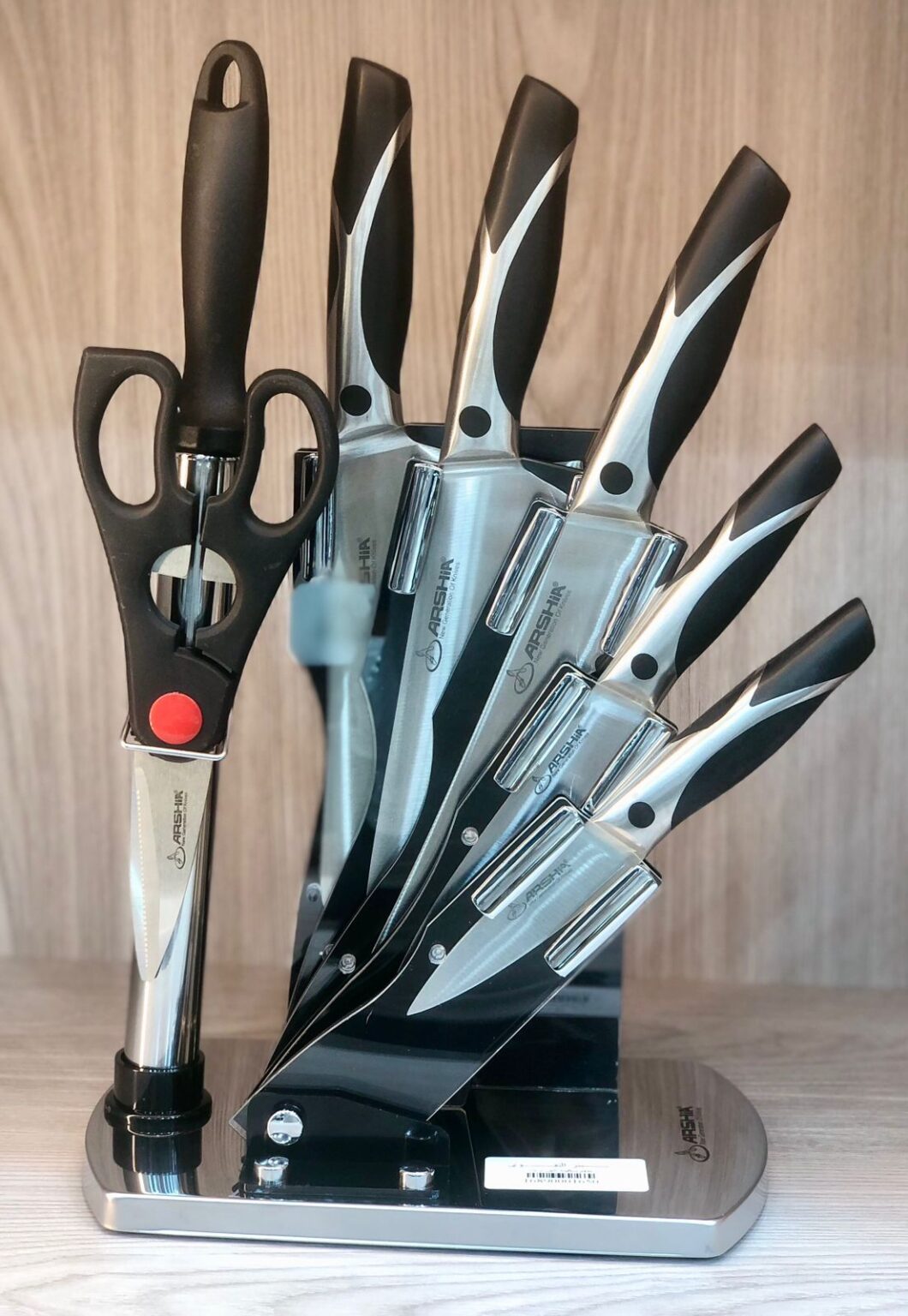 طقم سكاكين استانلس ارشا كوبي 8 قطع