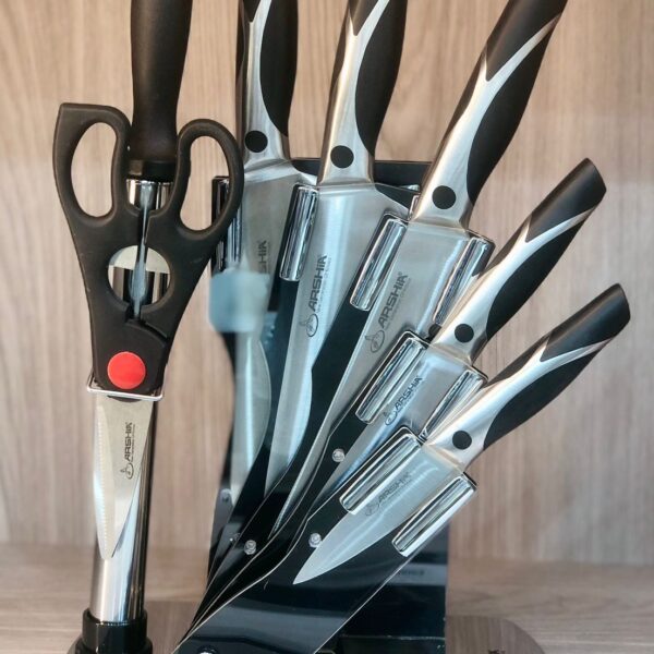 طقم سكاكين استانلس ارشا كوبي 8 قطع