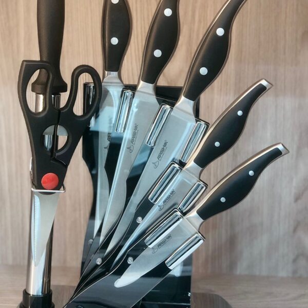 طقم سكاكين استانلس ارشا كوبي 8 قطع