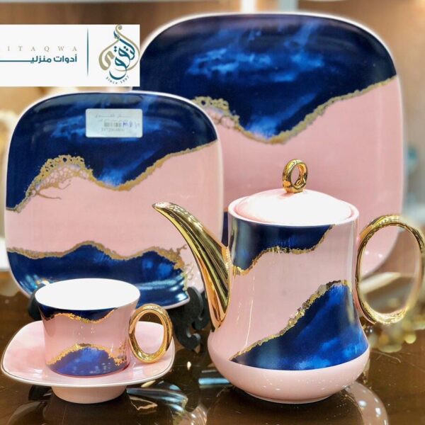 طقم شاي بورسلين 24 قطعه