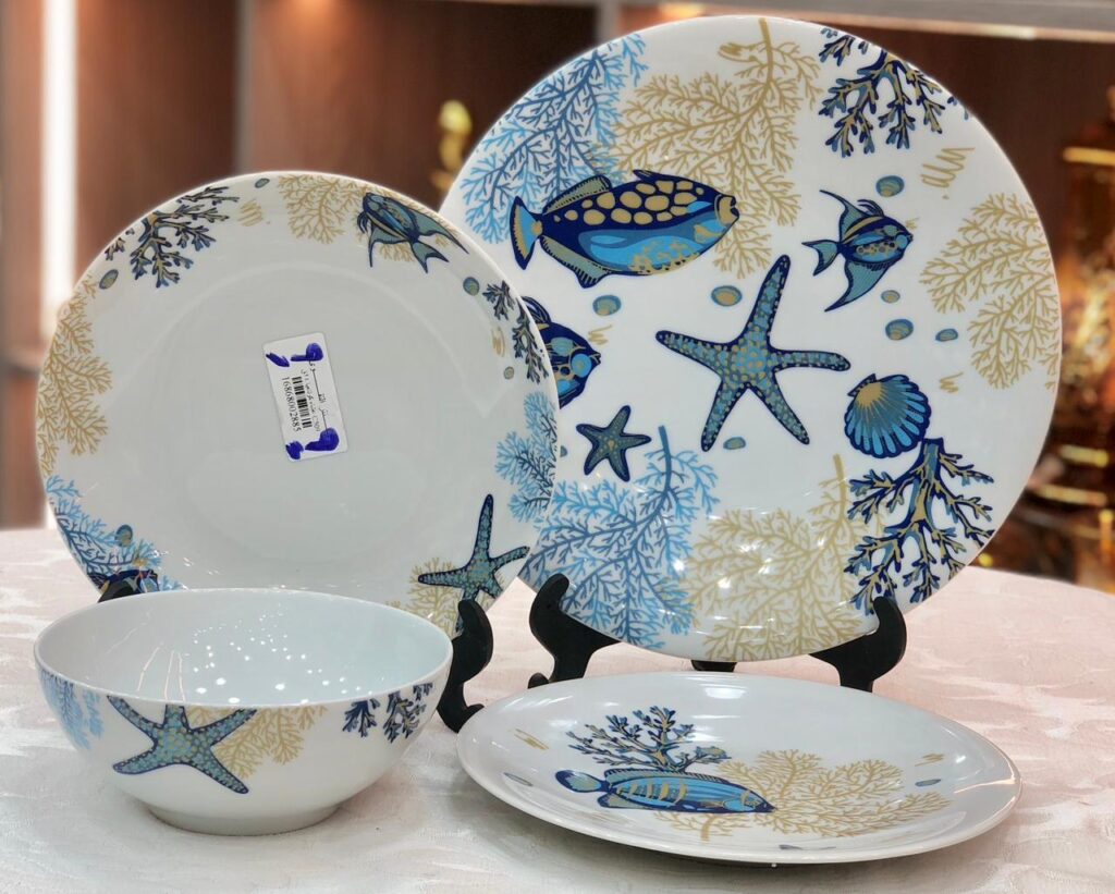 طقم عشاء كوتاهيا بورسلين تركي  24 قطعه