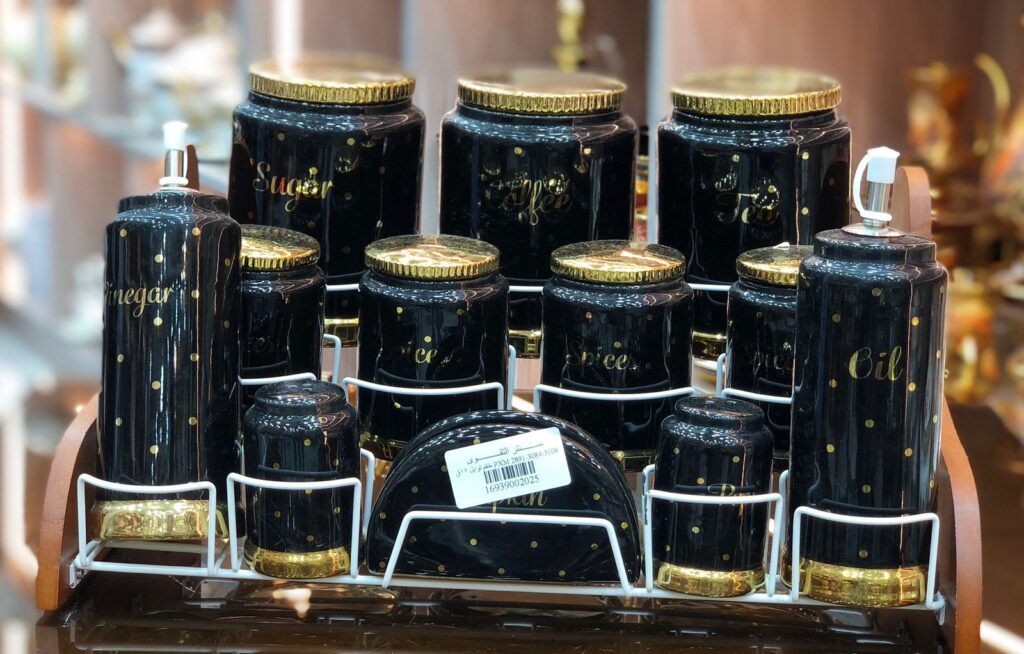 طقم توابل بورسلين 12 قطعه