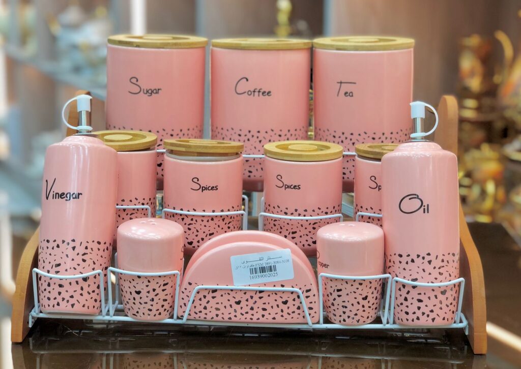 طقم توابل بورسلين 12قطعه