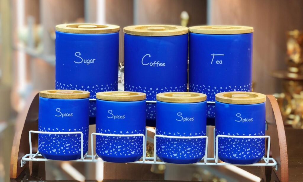 طقم توابل بورسيلين 7 قطع