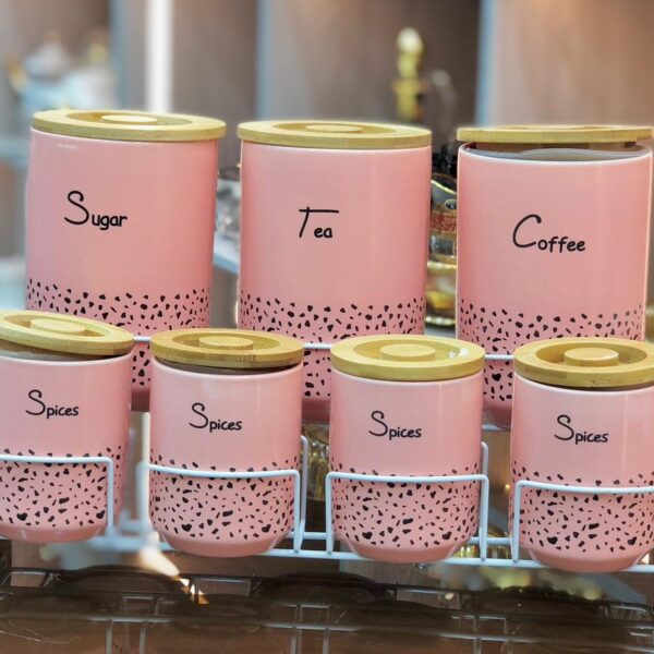 طقم توابل بورسيلين 7 قطع