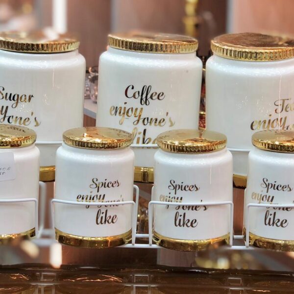 طقم توابل بورسيلين 7 قطع