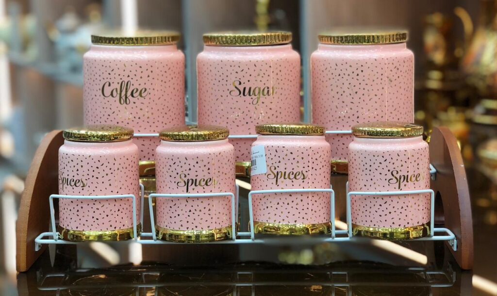 طقم توابل بورسيلين 7 قطع