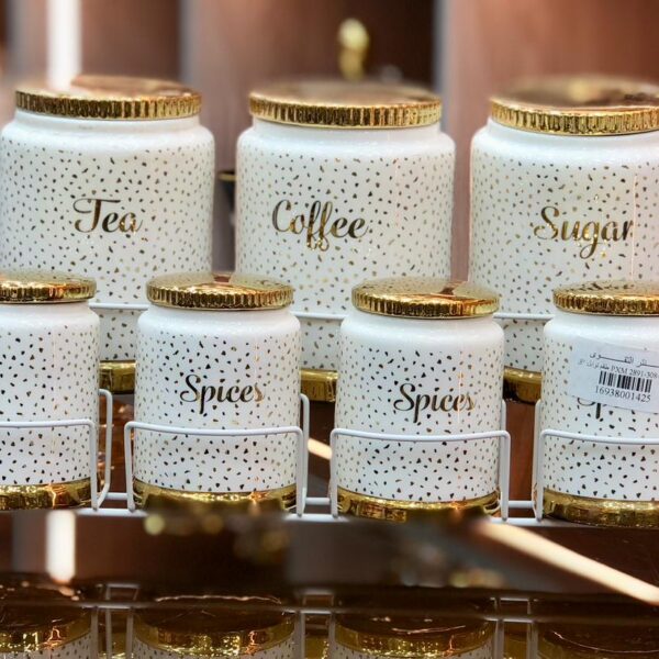 طقم توابل بورسيلن 7 قطع