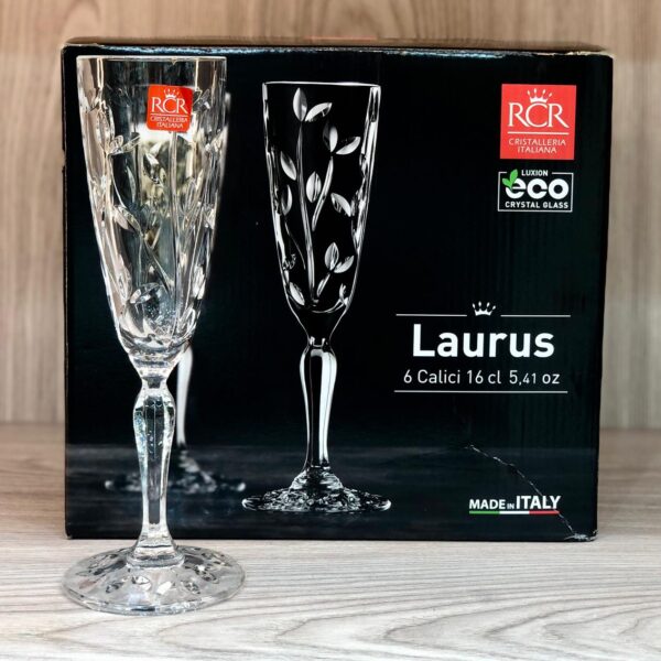 طقم كاسات كريستال ايطالي 6 قطع