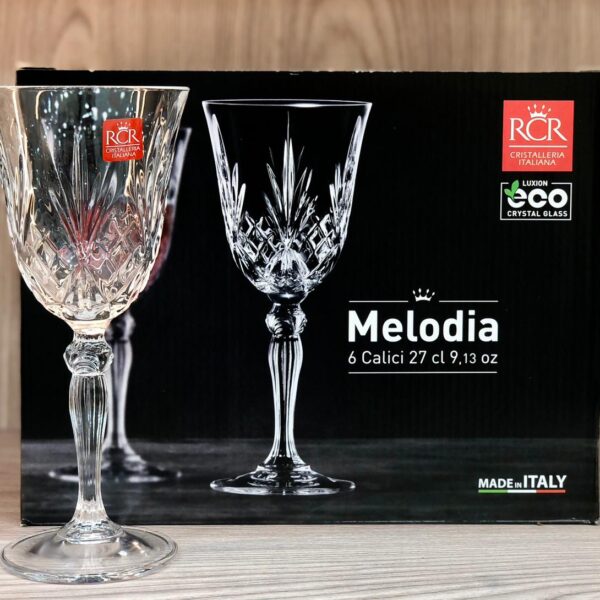 طقم كاسات كريستال ايطالي 6 قطع