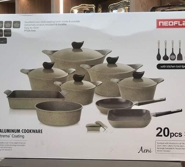 طقم حلل جرانيت نيوفلام كوري 20 قطعه