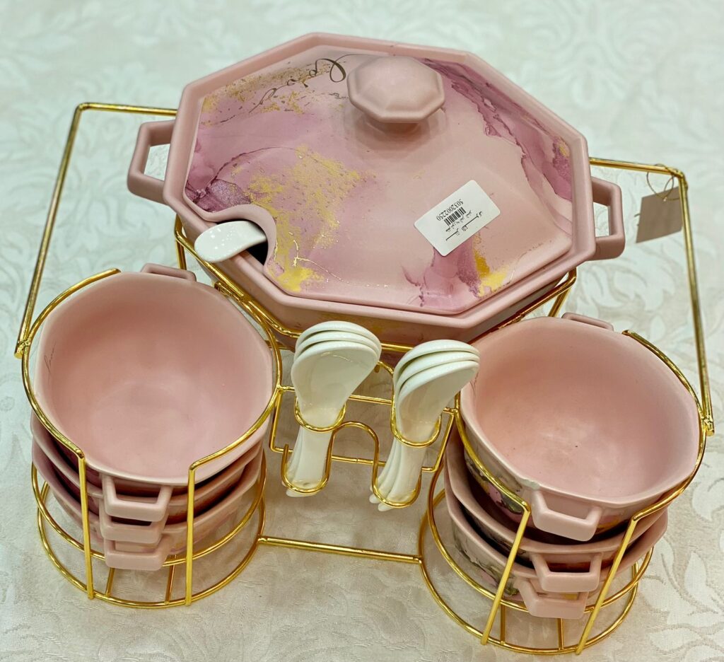 طقم شوربه بورسلين 15 قطعه