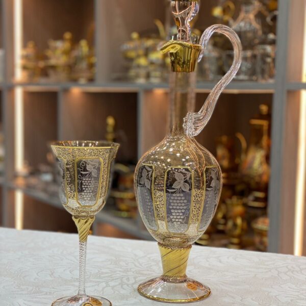 طقم شربات كريستال بوهيمي 7 قطع