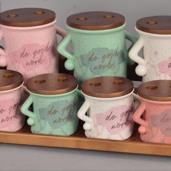 طقم توابل بورسيلين 7 قطع