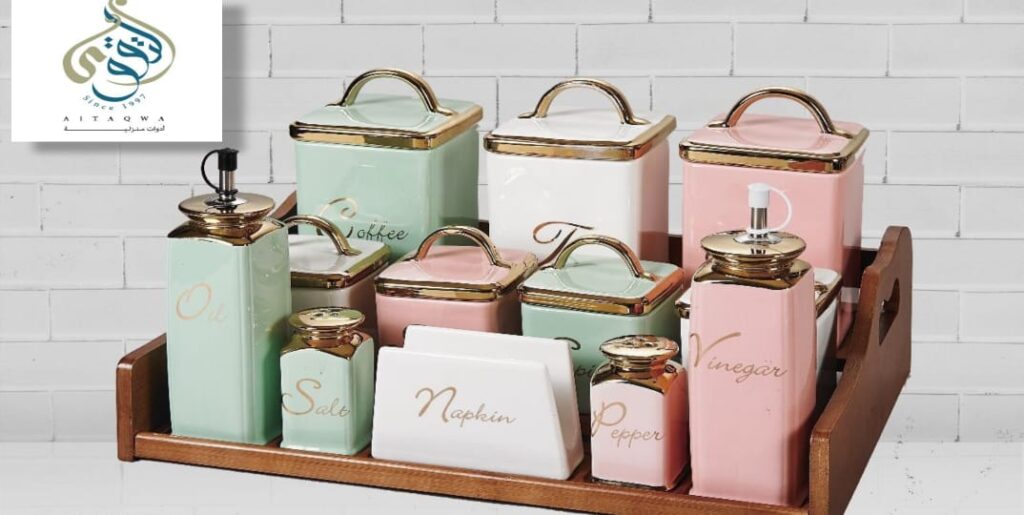 طقم توابل بورسيلين 12 قطعه