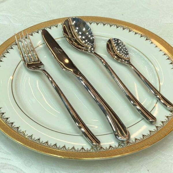 طقم معالق تركي استانلس 24 قطعه