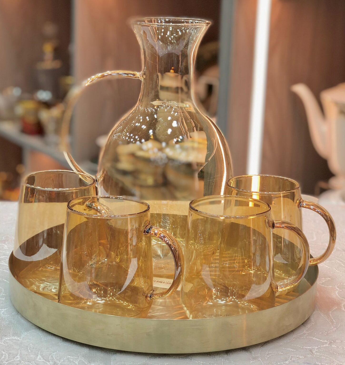 طقم شربات دبل جلاس 6 قطع