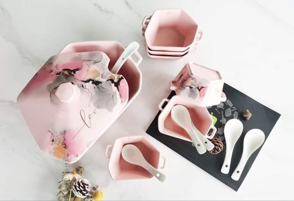 طقم شوربه بورسلين 15 قطعه