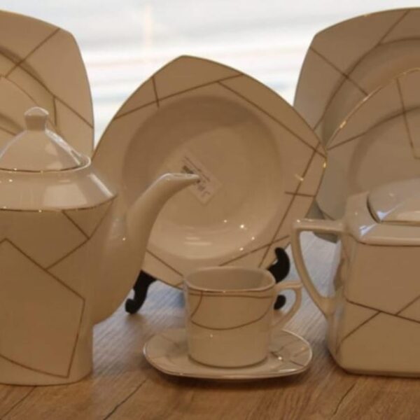 طقم سفره مصري 62 قطعه