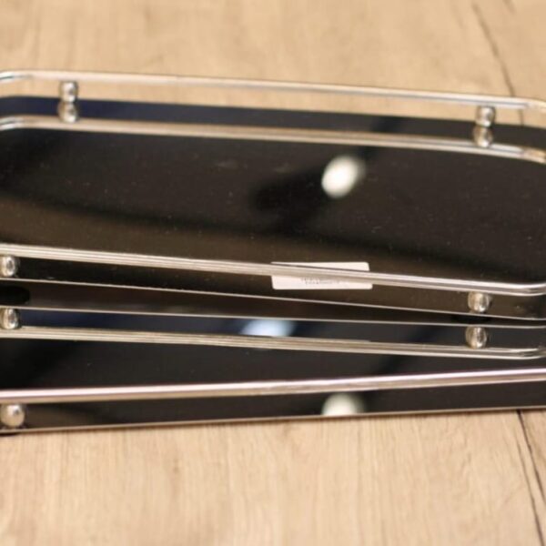 طقم صواني تقديم استانلس 2 قطعه