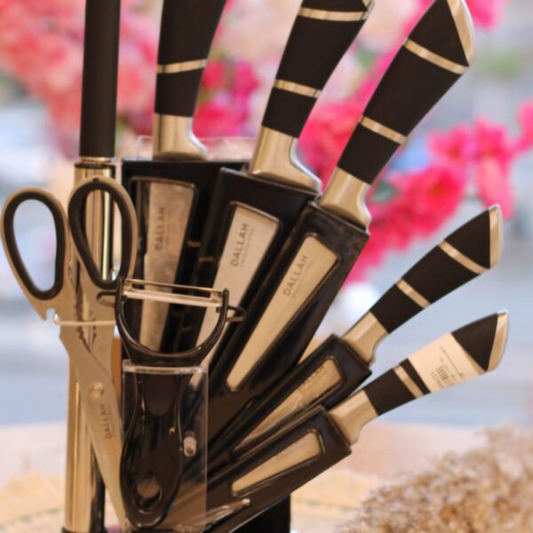 طقم سكايكين + حامل استيل 9 قطع